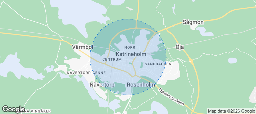 Katrineholm Airbnb map